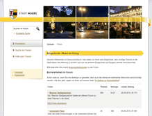 Tablet Screenshot of forum.moers.de